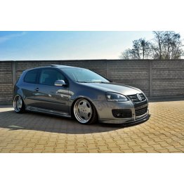 Накладка сплиттер на передний бампер на Volkswagen Golf V GTI 30TH